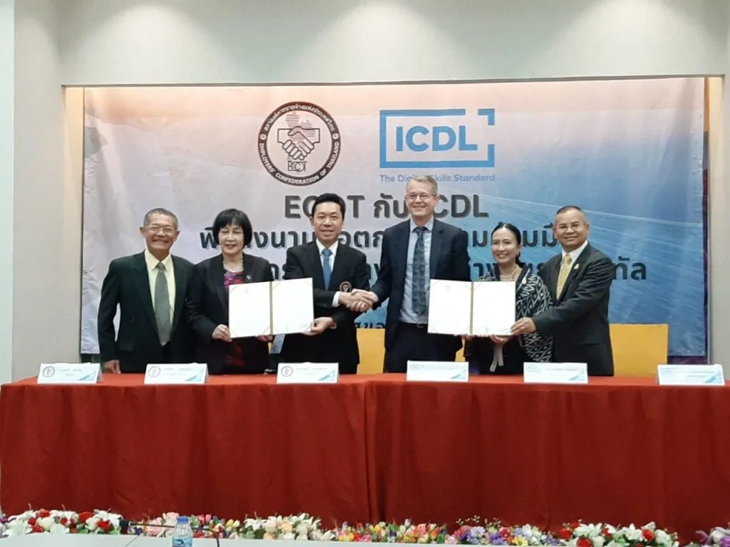 Employers’ Confederation of Thailand Partners with ICDL to Enhance Digital Competency for Employers and Employees in Thailand