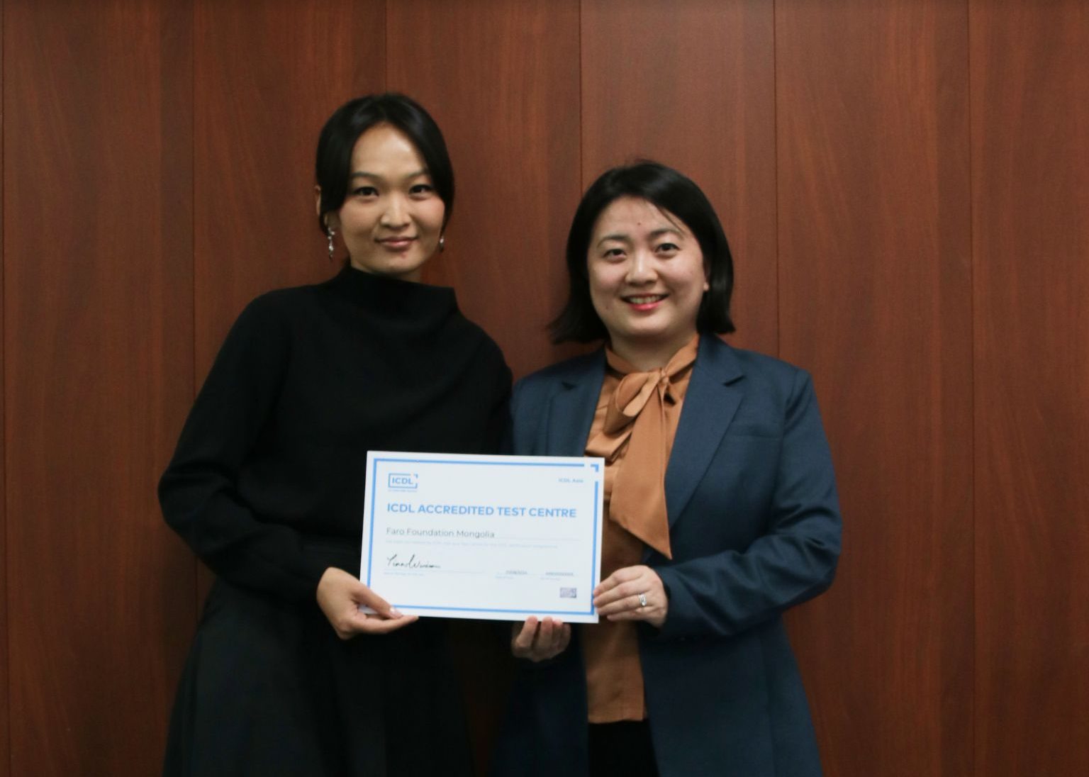 Faro Foundation Joins ICDL as the Newest Accredited Test Centre in Mongolia 