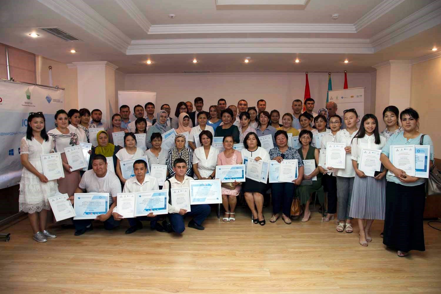 ICDL programmes implemented in Kyrgyzstan for Demilgeluu Jashtar project