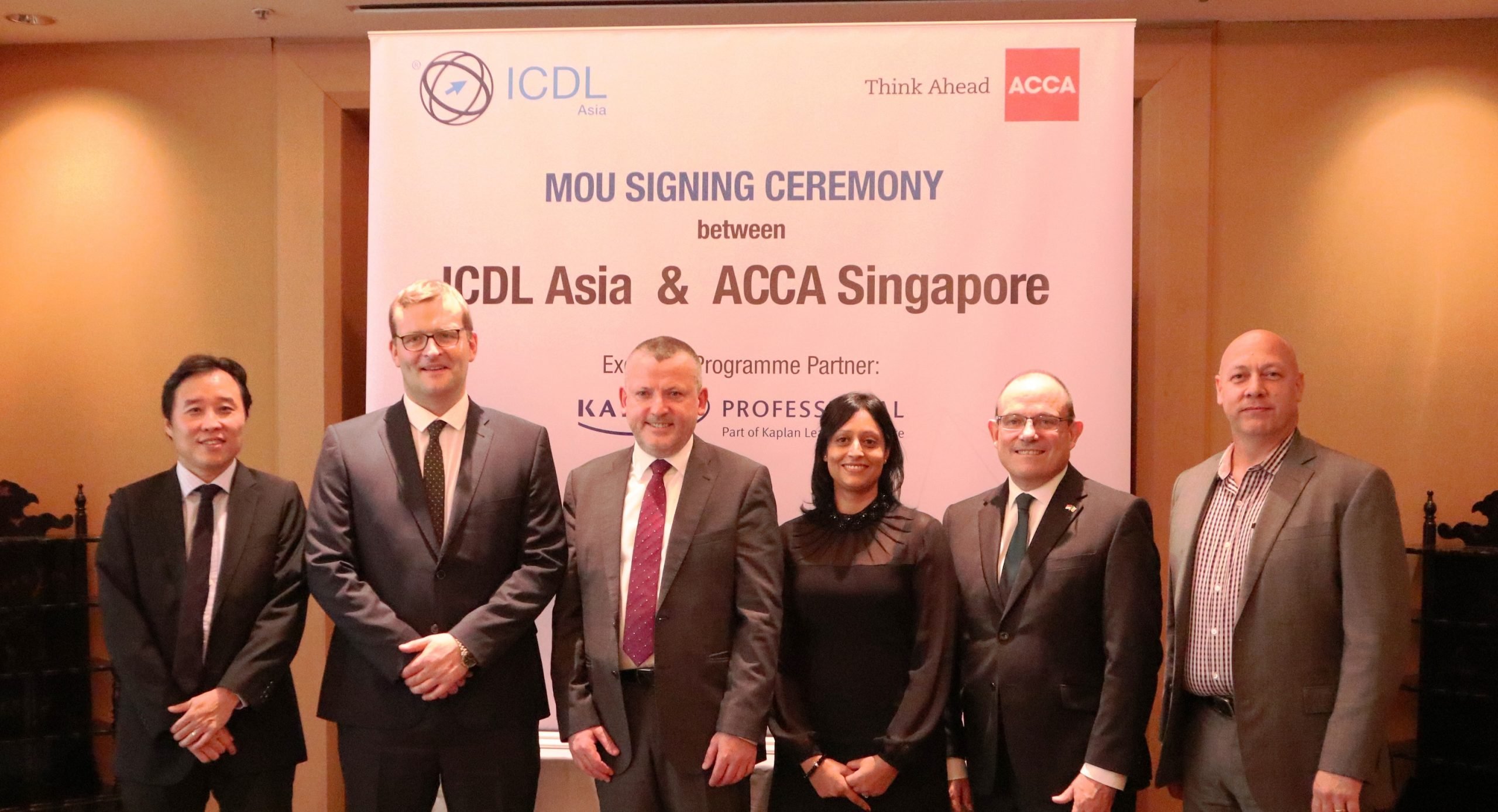 MoU signed between ICDL Asia, ACCA AND Kaplan to provide ICT certification programmes for accounting and finance professionals