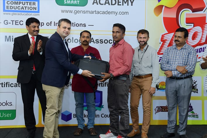 PRIZE PRESENTATION HELD TO FELICITATE THE TOP INDIAN STUDENT FOR ICDL ASIA DIGITAL CHALLENGE 2018